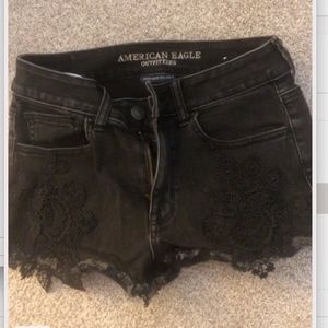 American Eagle Black Shorts, size 4